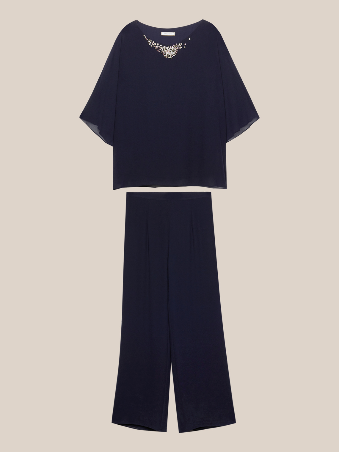 Blusa in georgette di Elena Miro in Nero Donna Abbigliamento da T-shirt e top da Bluse 