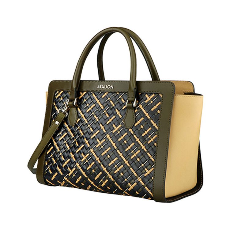 Athison-Borsa-a-Mano-handbag-cistella-pelle-rame-leather-copper-verde-green-olive-oliva-3-quarti.jpg
