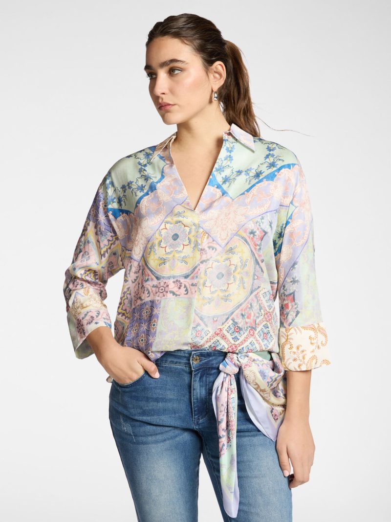 Elena Mirò Camicia in viscosa stampata