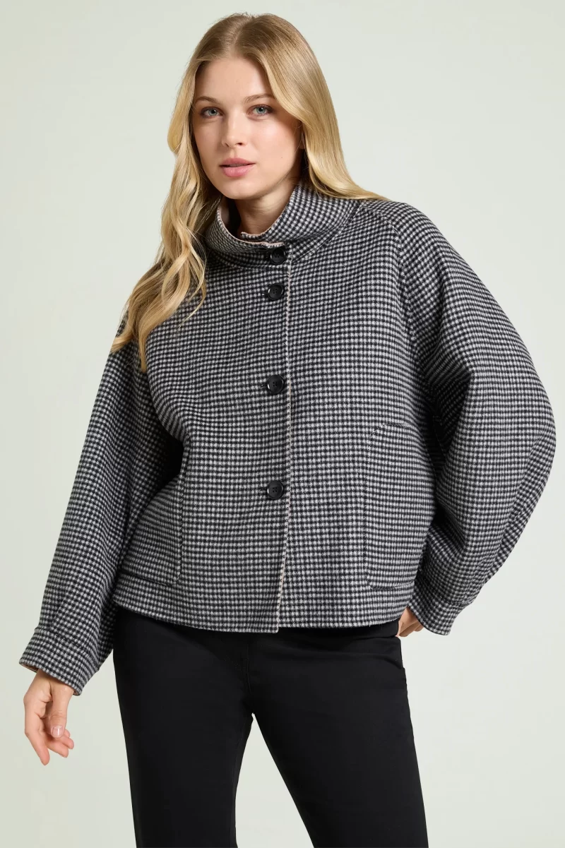 LUISA VIOLA Giacca double pied-de-poule